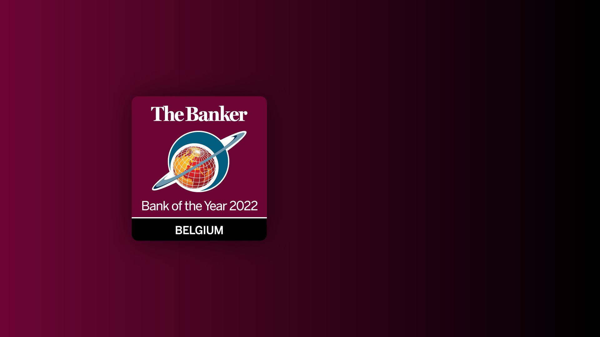 KBC and Discai rewarded by The Banker Awards
